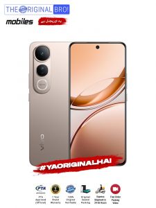 Vivo V50 Lite 5G - 12GB RAM - 256GB Storage - PTA Approved - 12 Months Warranty - Gold - The Original Bro Mobiles - TOB33